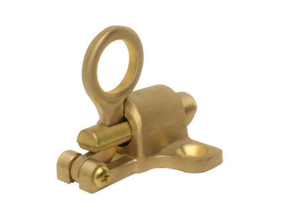 Example Spring Catches BP36 - Brass Premium Spring Catch with ring pull
